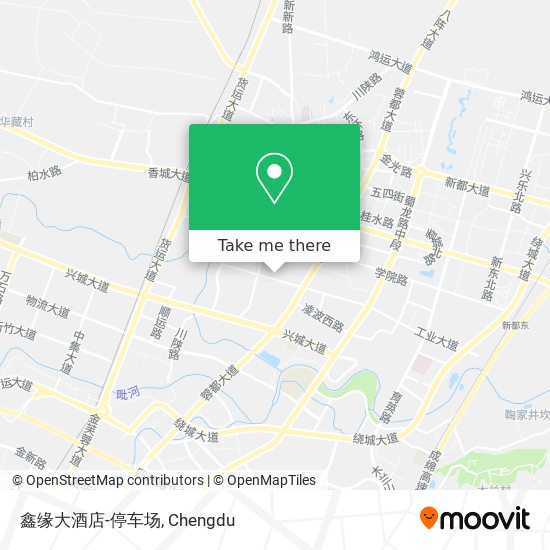 鑫缘大酒店-停车场 map