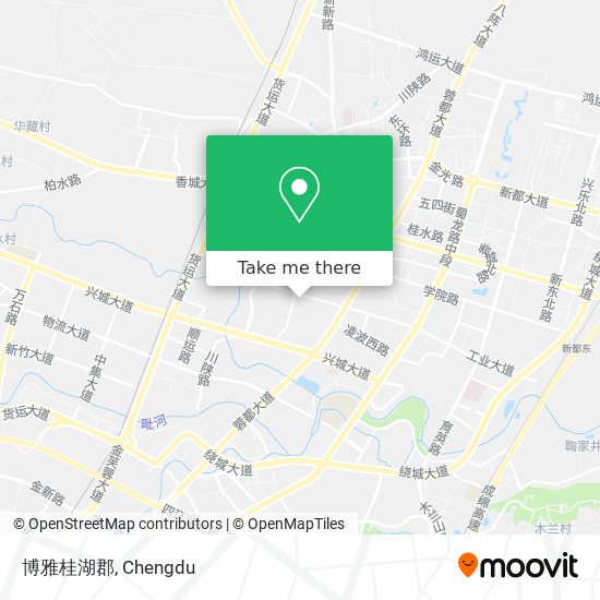 博雅桂湖郡 map