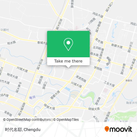 时代名邸 map