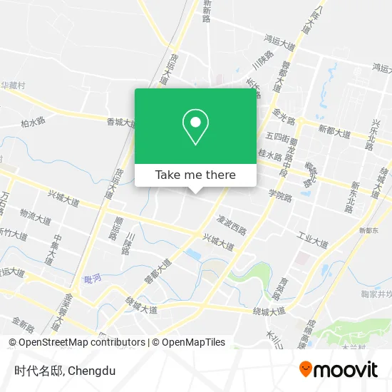 时代名邸 map