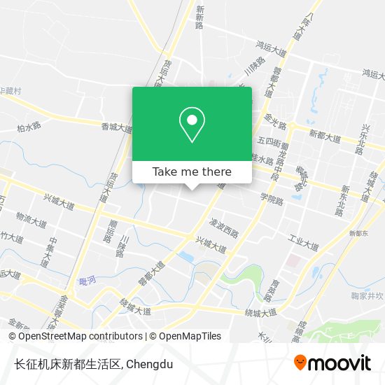 长征机床新都生活区 map