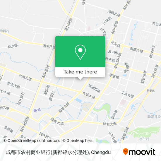 成都市农村商业银行(新都锦水分理处) map