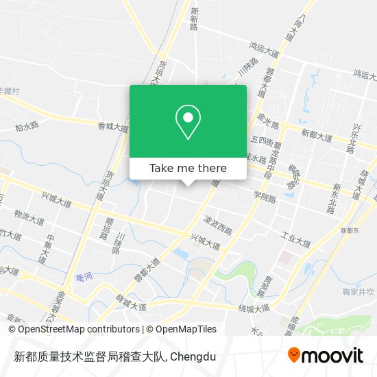 新都质量技术监督局稽查大队 map