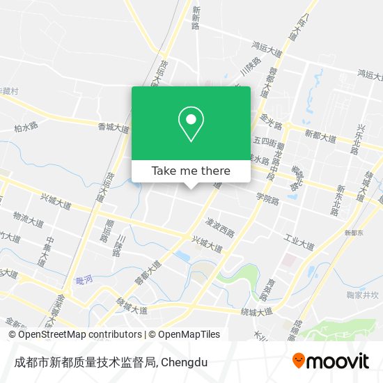 成都市新都质量技术监督局 map