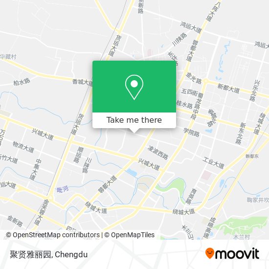 聚贤雅丽园 map