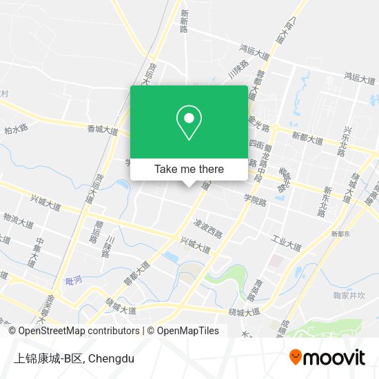 上锦康城-B区 map
