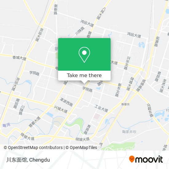 川东面馆 map