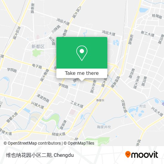 维也纳花园小区二期 map