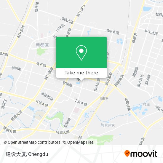 建设大厦 map