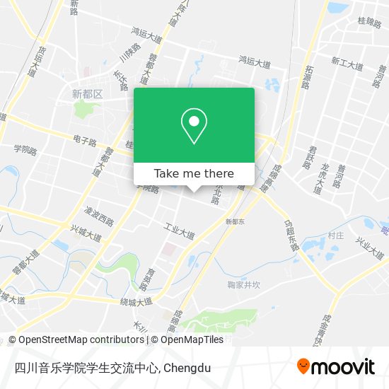 四川音乐学院学生交流中心 map