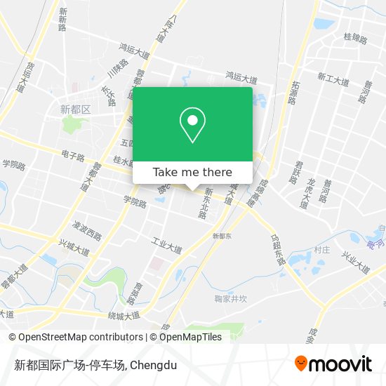 新都国际广场-停车场 map