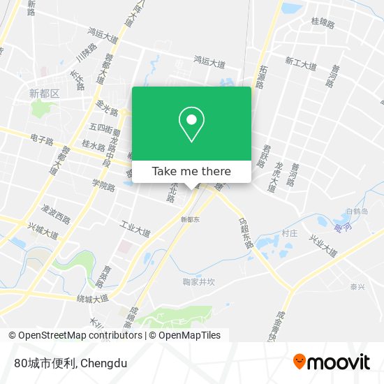 80城市便利 map