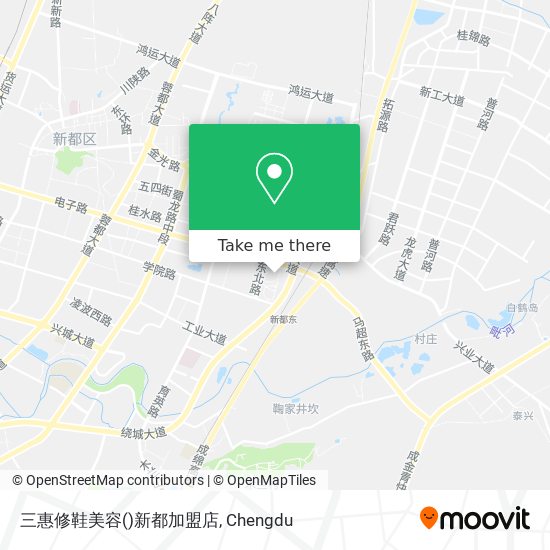三惠修鞋美容()新都加盟店 map