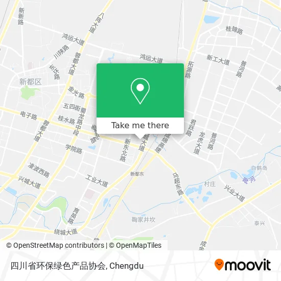 四川省环保绿色产品协会 map