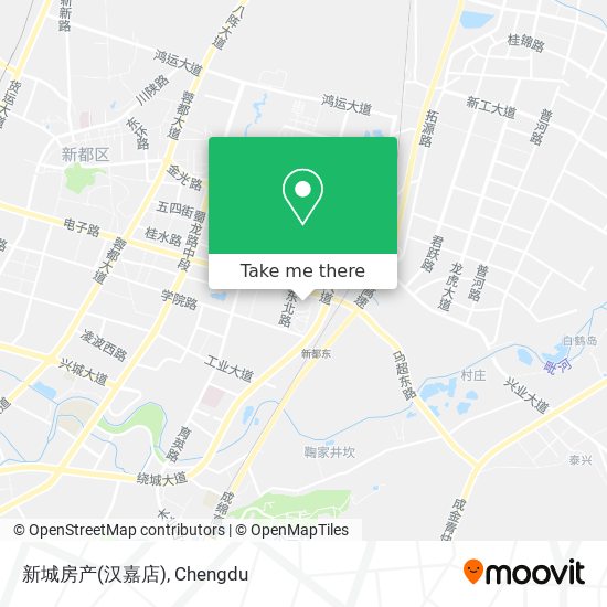 新城房产(汉嘉店) map