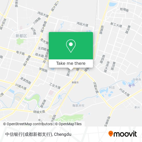 中信银行(成都新都支行) map