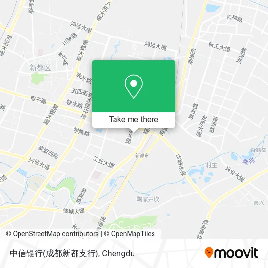 中信银行(成都新都支行) map