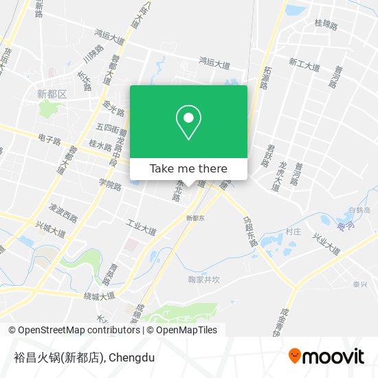 裕昌火锅(新都店) map