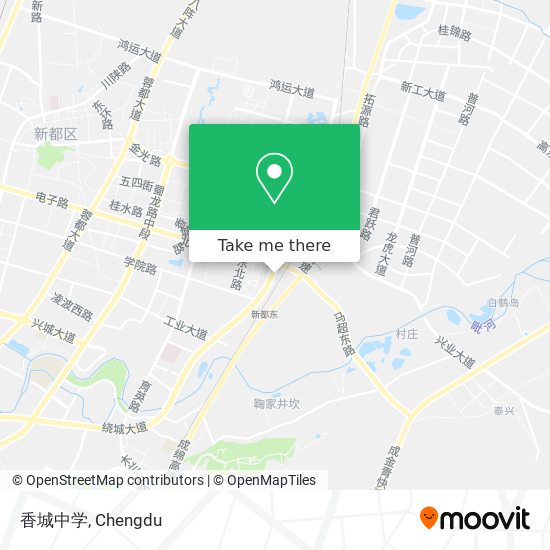 香城中学 map