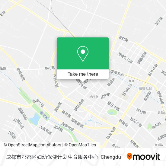 成都市郫都区妇幼保健计划生育服务中心 map