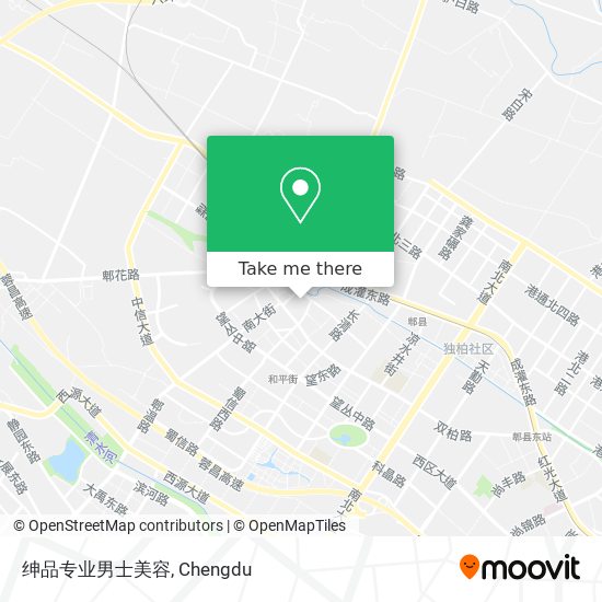 绅品专业男士美容 map