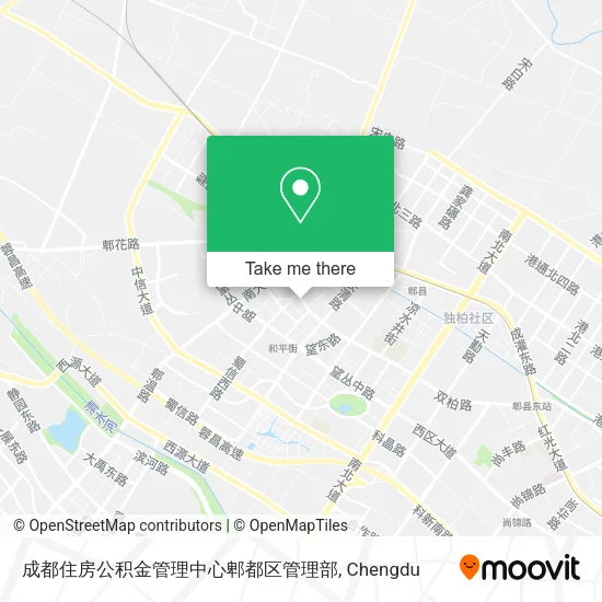 成都住房公积金管理中心郫都区管理部 map