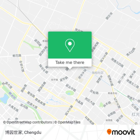 博园世家 map