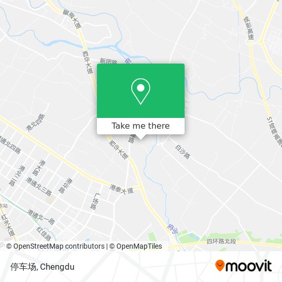 停车场 map