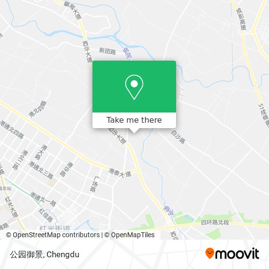 公园御景 map