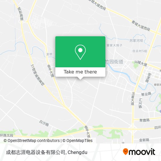 成都志涯电器设备有限公司 map