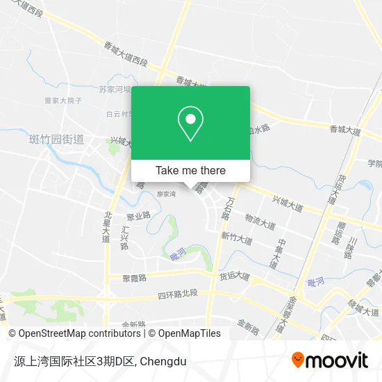 源上湾国际社区3期D区 map