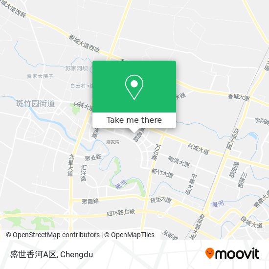 盛世香河A区 map