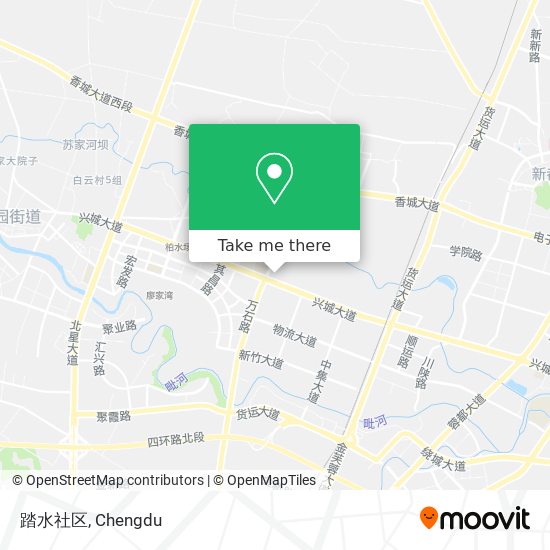 踏水社区 map