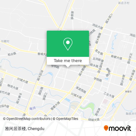 雅闲居茶楼 map