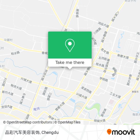 晶彩汽车美容装饰 map