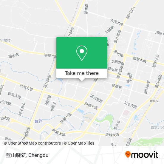 蓝山晓筑 map
