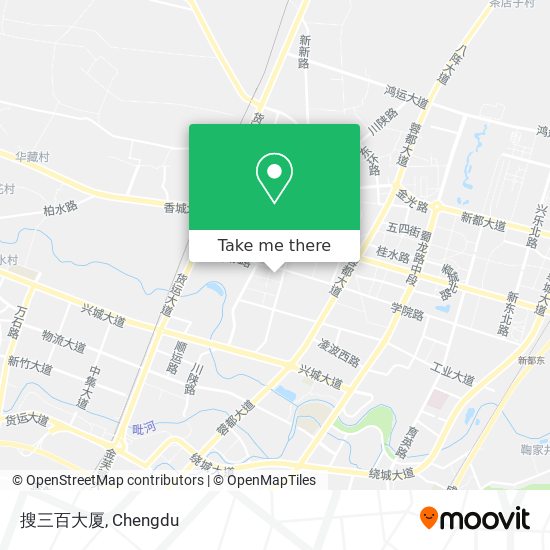 搜三百大厦 map