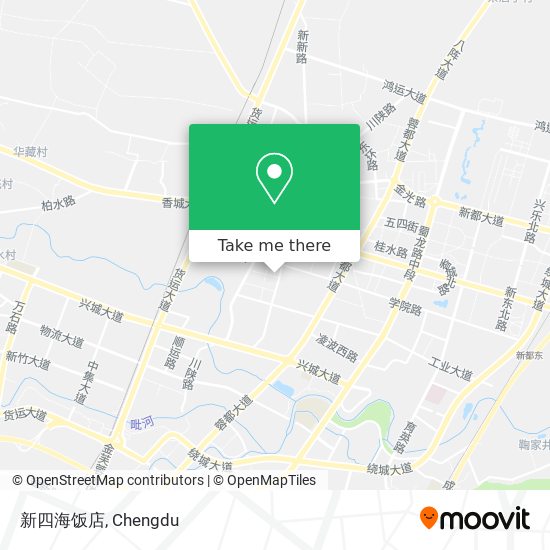 新四海饭店 map