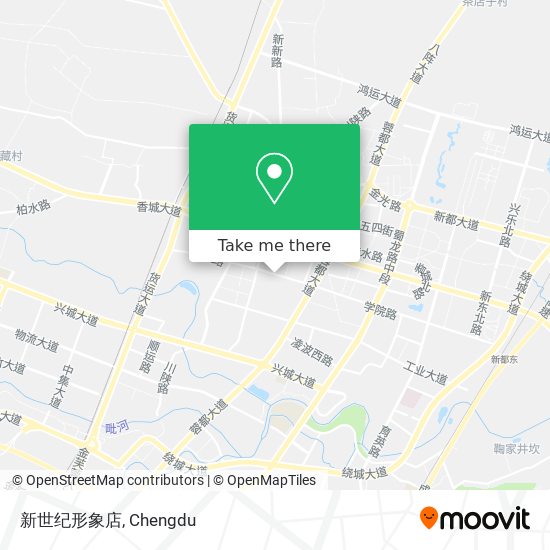 新世纪形象店 map
