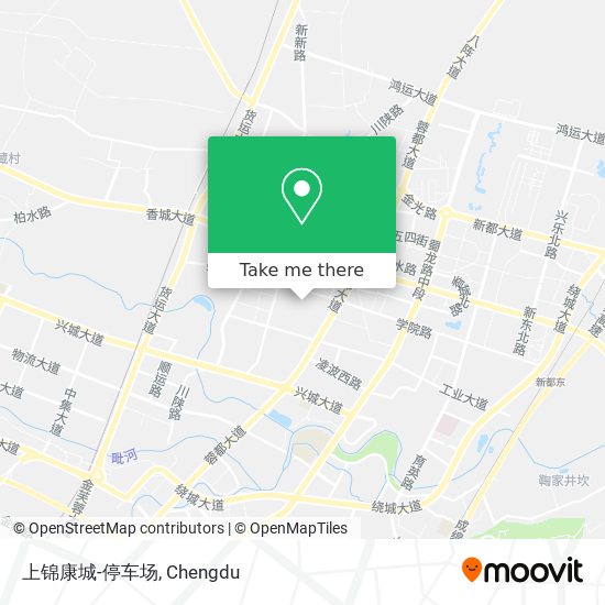 上锦康城-停车场 map