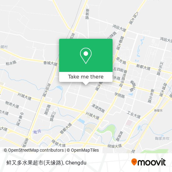 鲜又多水果超市(天缘路) map