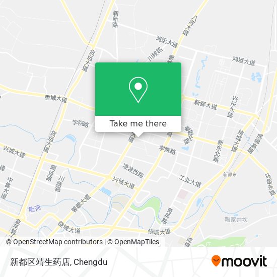 新都区靖生药店 map