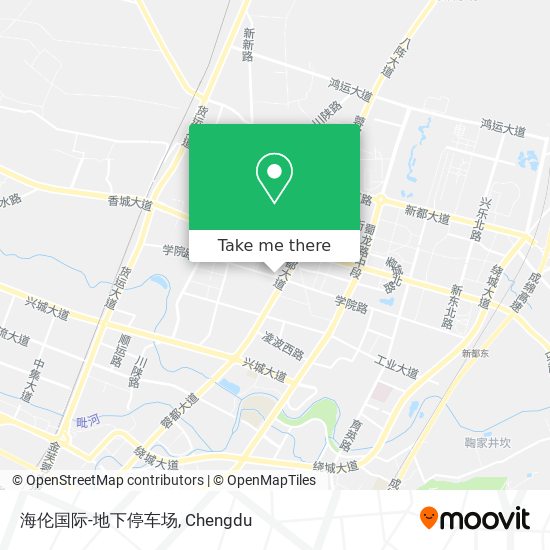 海伦国际-地下停车场 map