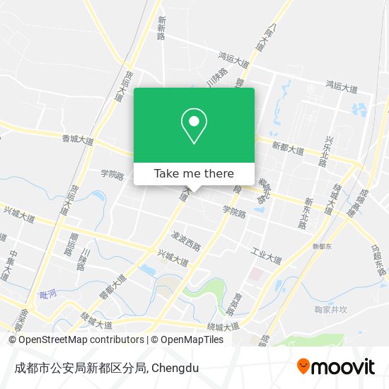 成都市公安局新都区分局 map