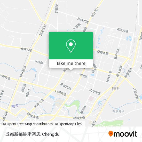 成都新都银座酒店 map