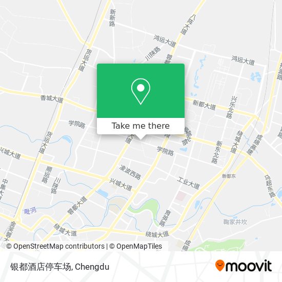 银都酒店停车场 map