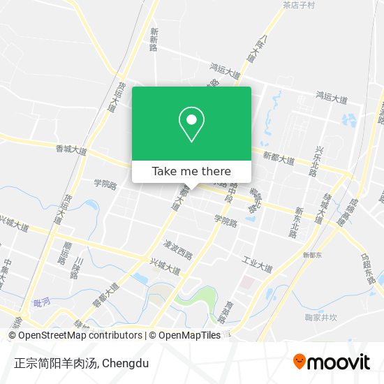 正宗简阳羊肉汤 map