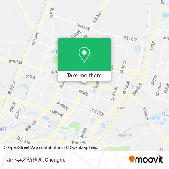 西小英才幼稚园 map