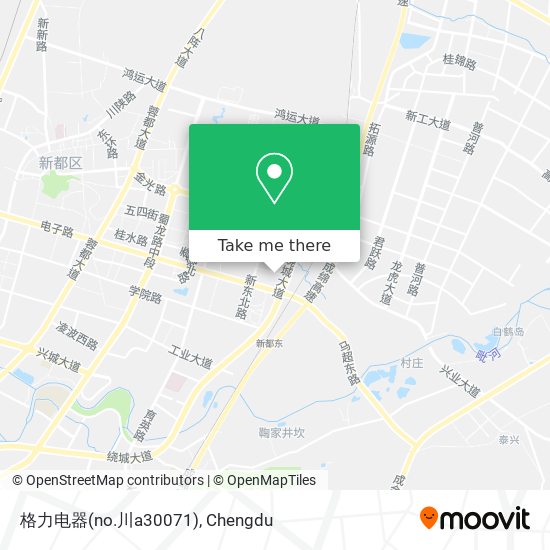 格力电器(no.川a30071) map