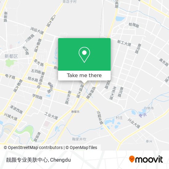 靓颜专业美肤中心 map